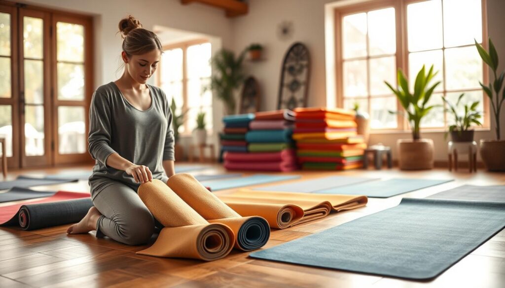 how to choose a yoga mat