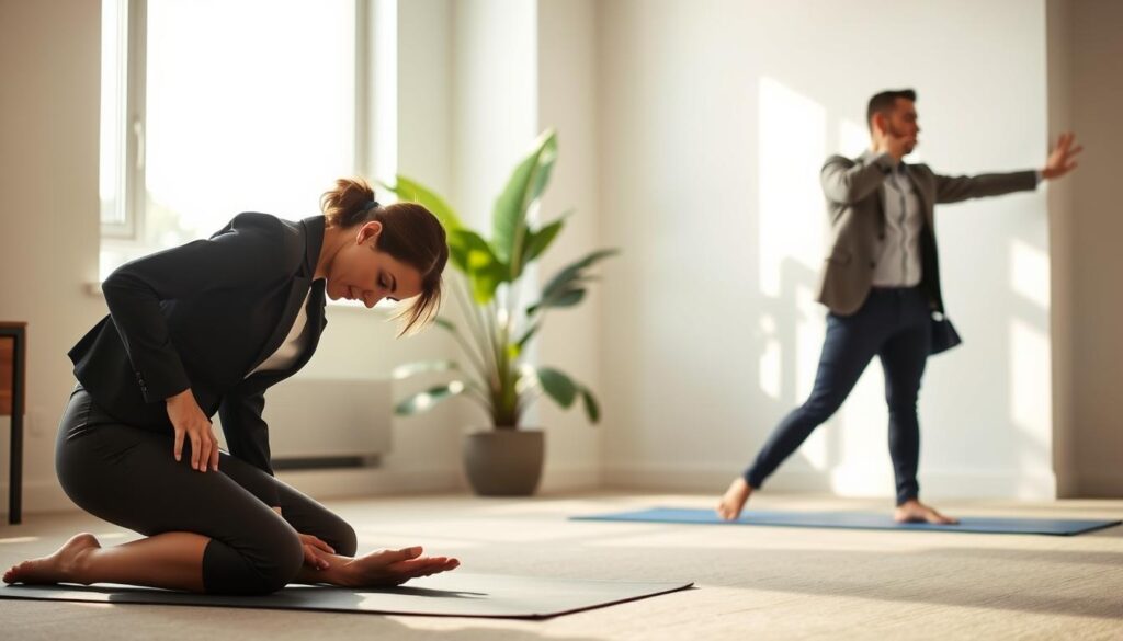 yoga for office workers